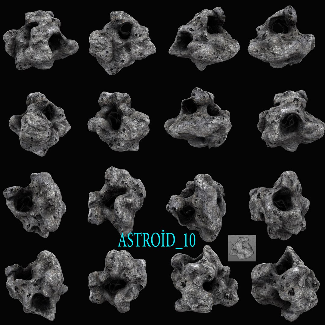 Astroid 1 3d Obj