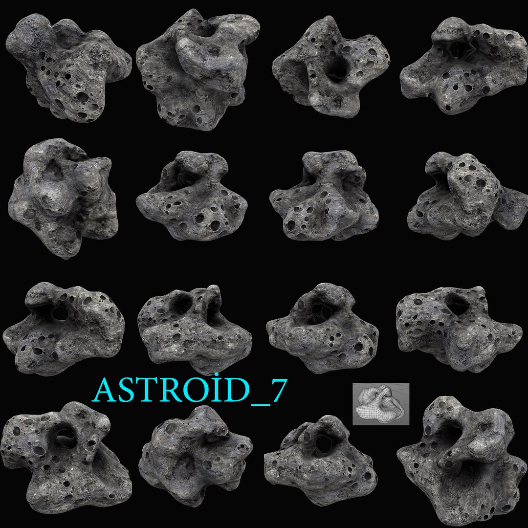 Astroid 1 3d Obj
