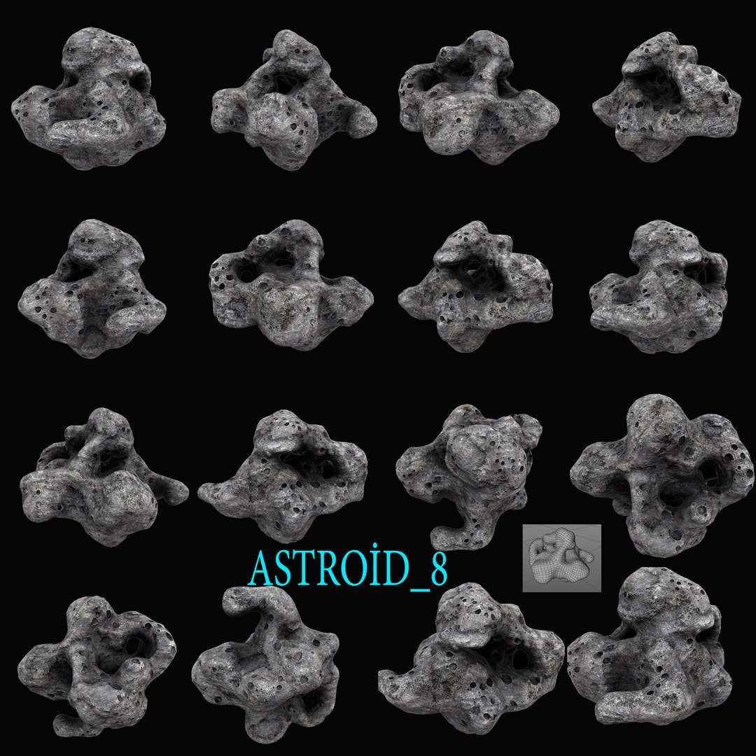 Astroid 1 3d Obj