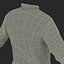 Vestido de Cirurgião Feminino 5 Modelo 3D