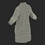 Vestido de Cirurgião Feminino 5 Modelo 3D