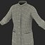 Vestido de Cirurgião Feminino 5 Modelo 3D