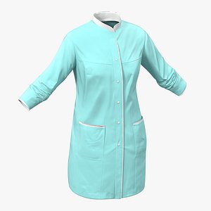 female surgeon dress 5 3d c4d