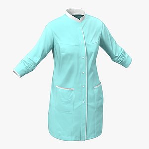 Female Surgeon Dress 5 3D Model