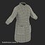 Vestido de Cirurgião Feminino 5 Modelo 3D