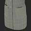 Vestido de Cirurgião Feminino 5 Modelo 3D