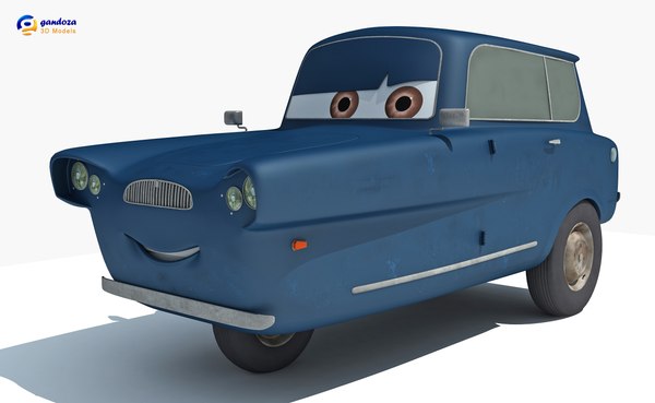 tomber characters cars 2 3d model