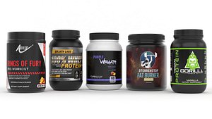 3D Protein Powder Collection