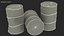 Ethanol Metal Barrels Set