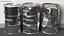 Ethanol Metal Barrels Set