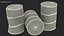Ethanol Metal Barrels Set
