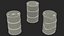 Ethanol Metal Barrels Set