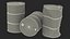 Ethanol Metal Barrels Set