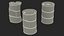 Ethanol Metal Barrels Set