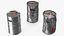 Ethanol Metal Barrels Set