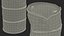 Ethanol Metal Barrels Set