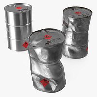 Ethanol Metal Barrels Set