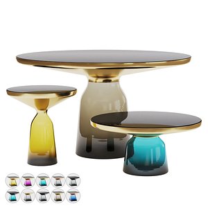 Bell Tables Set 3D model