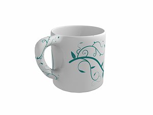 3D taza ceramica