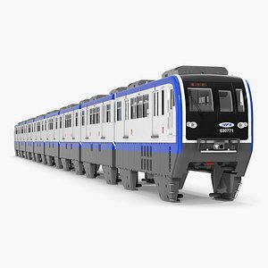 Chongqing Monorail Train 3D model