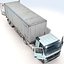 3D 18 semi trucks model