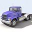 3D 18 semi trucks model