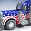 3D 18 semi trucks model