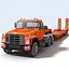 3D 18 semi trucks model