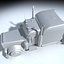 3D 18 semi trucks model