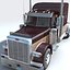 3D 18 semi trucks model