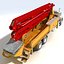 3D 18 semi trucks model