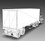 3D 18 semi trucks model