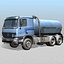3D 18 semi trucks model