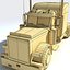 3D 18 semi trucks model