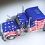 3D 18 semi trucks model