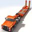 3D 18 semi trucks model