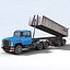 3D 18 semi trucks model