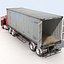 3D 18 semi trucks model