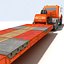 3D 18 semi trucks model
