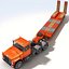 3D 18 semi trucks model