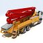 3D 18 semi trucks model
