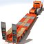 3D 18 semi trucks model