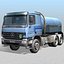 3D 18 semi trucks model
