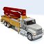 3D 18 semi trucks model