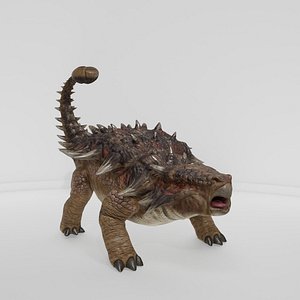 Realistic Ankylosaurs Dinosaur
