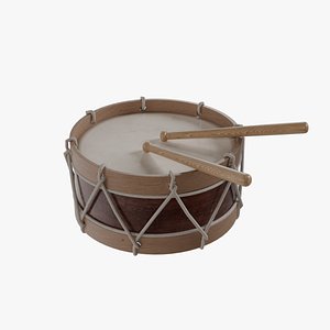 Snare Drum 01 3D model