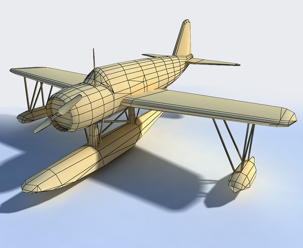 Kingfisher Observation Floatplane 3d Obj