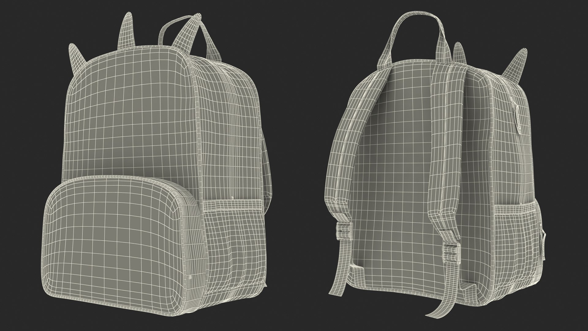 Kids Dinosaur Themed Backpack 3D - TurboSquid 2243871
