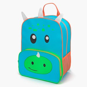 Kids Dinosaur Themed Backpack 3D