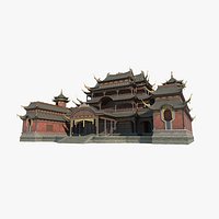 Large Taoist palaces in ancient Asian architecture
